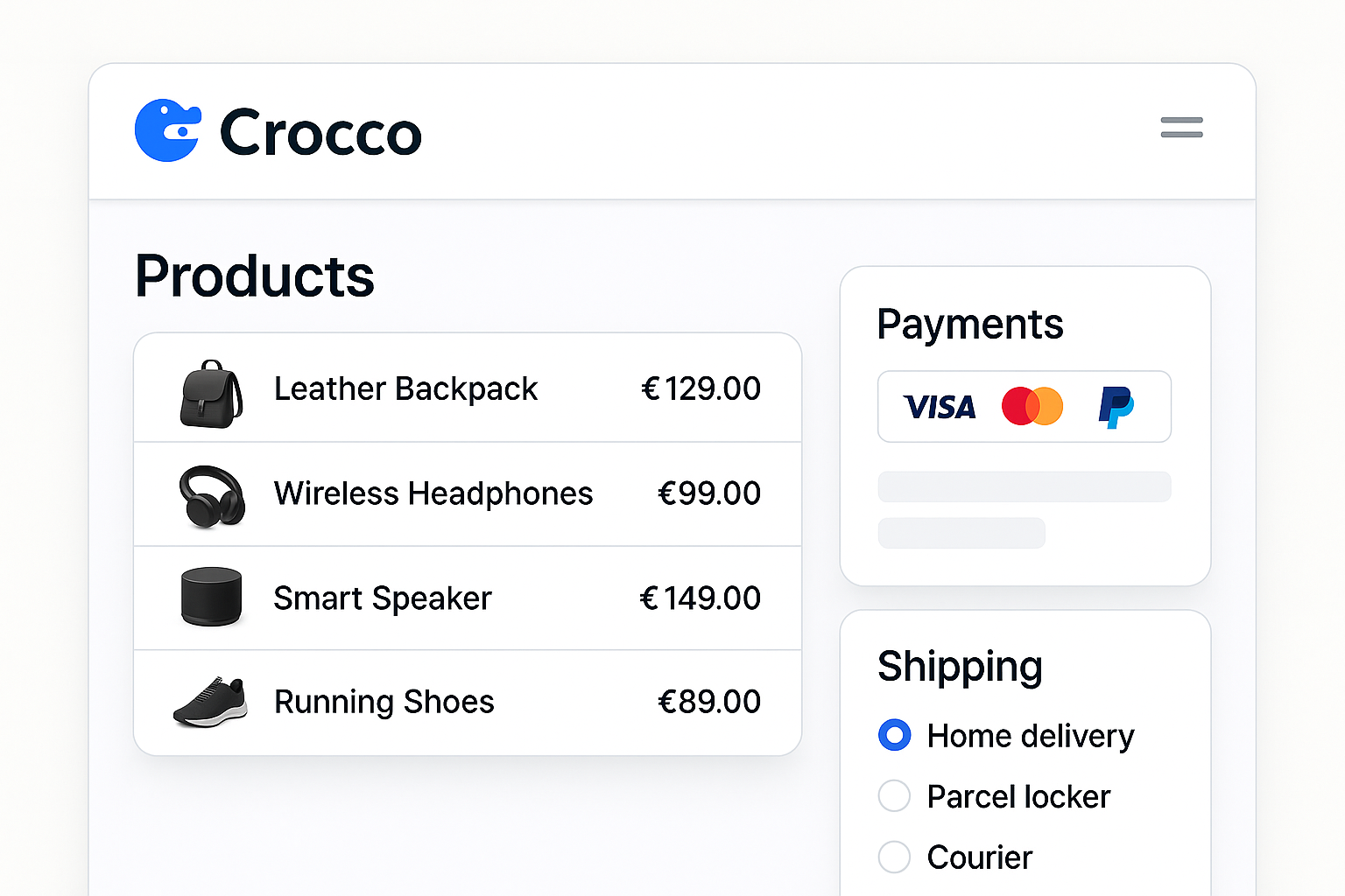 Platformas pārskata ilustrācija